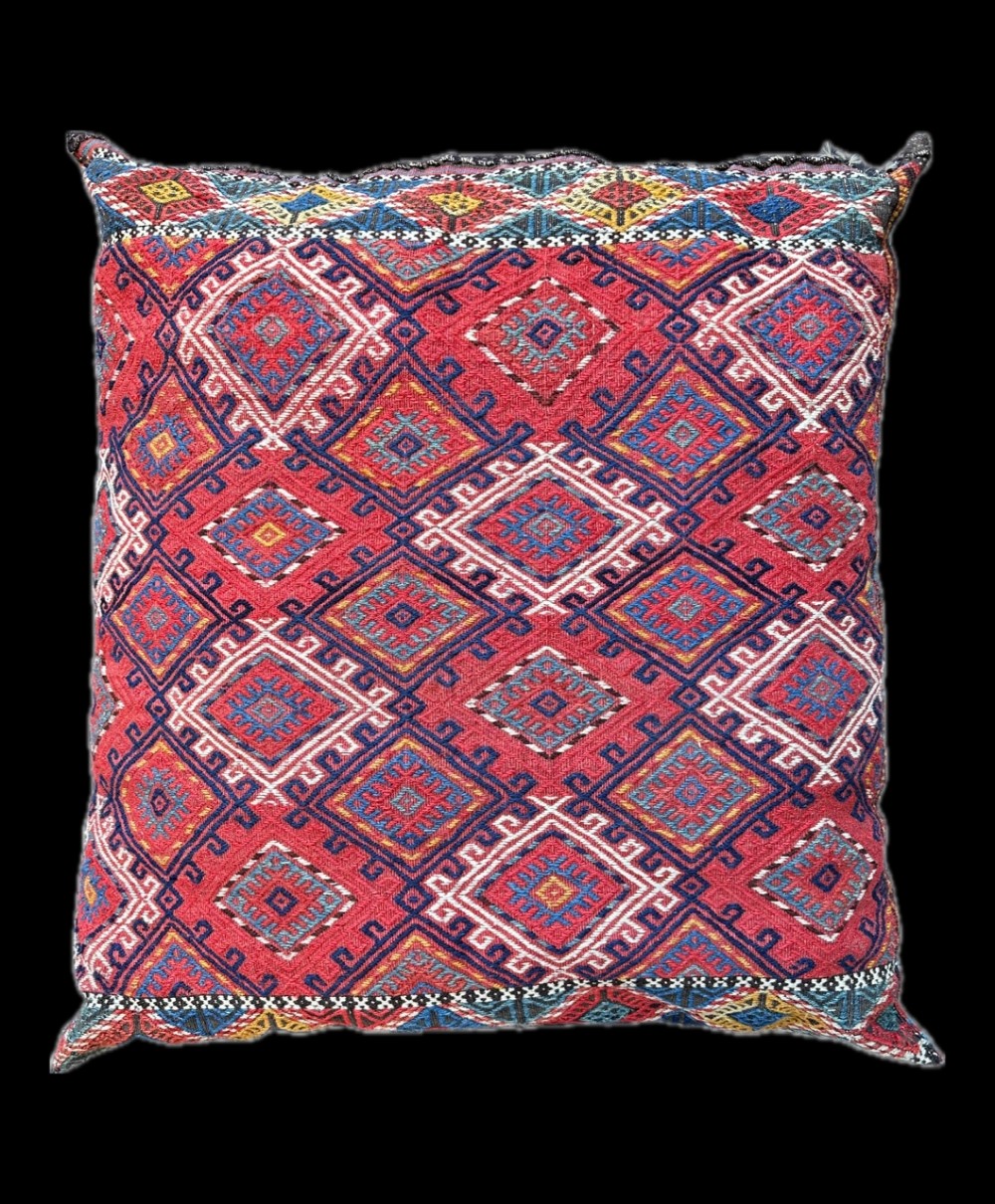 Large Antique Storage-Bag, Azeri Tribes, Azerbaijan.