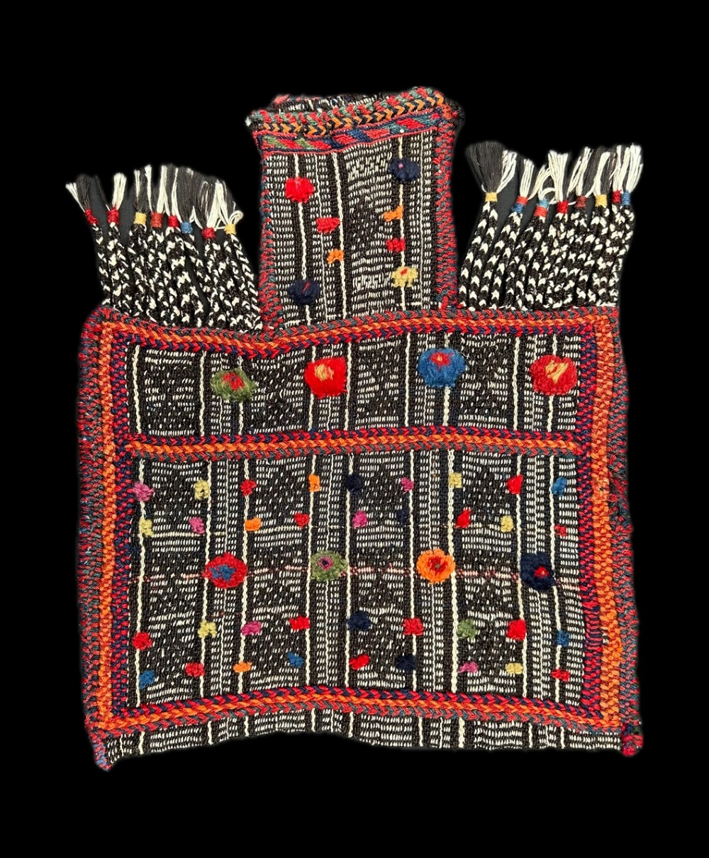Antique Salt-Bag (namakdan), Khalaj Tribes, Saveh Region, North-West Persia.