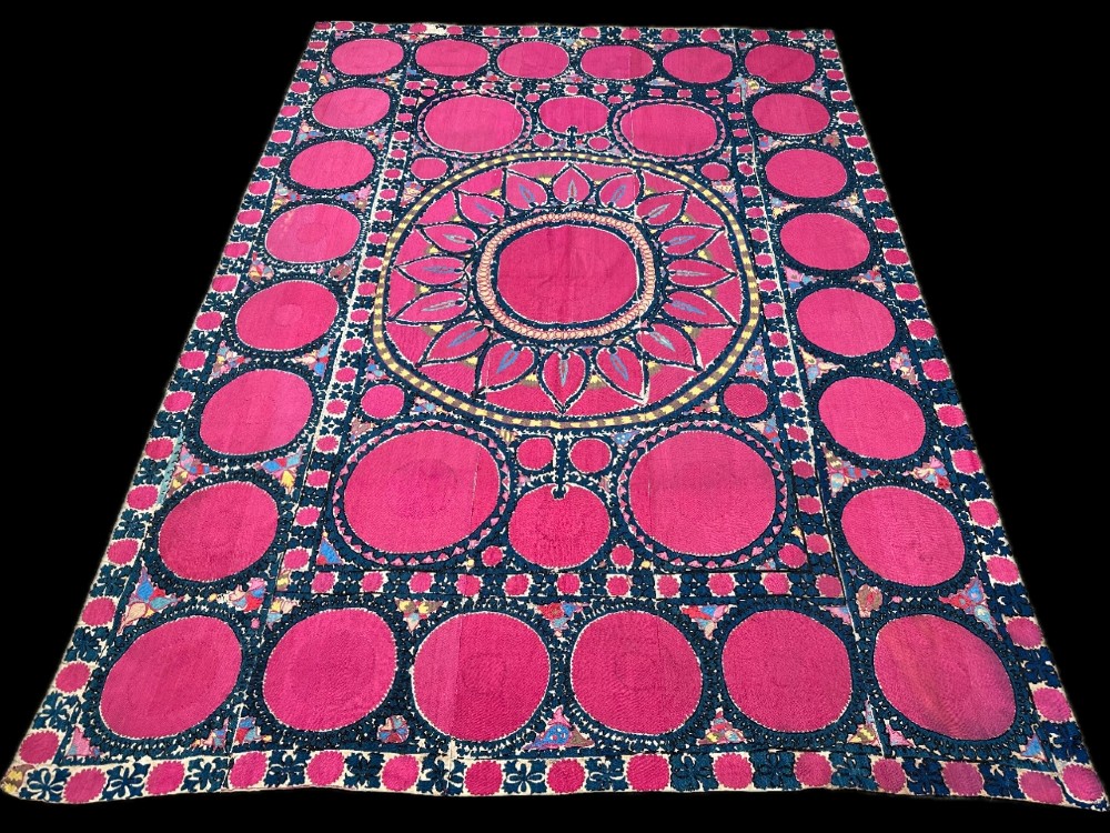 Antique Uzbek Suzani, Tashkent, Uzbekistan.