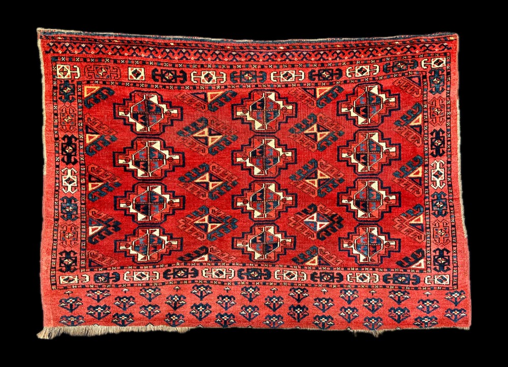 Antique Turkmen Chuval, Kizyl Ayak Tribe, Turkmenistan, Central Asia.