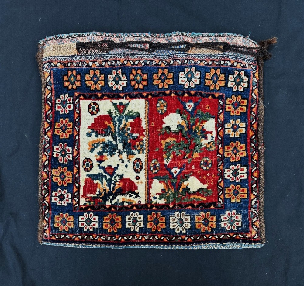 Antique Half Saddle-Bag, Luri Tribes, Luristan, Western Persia.