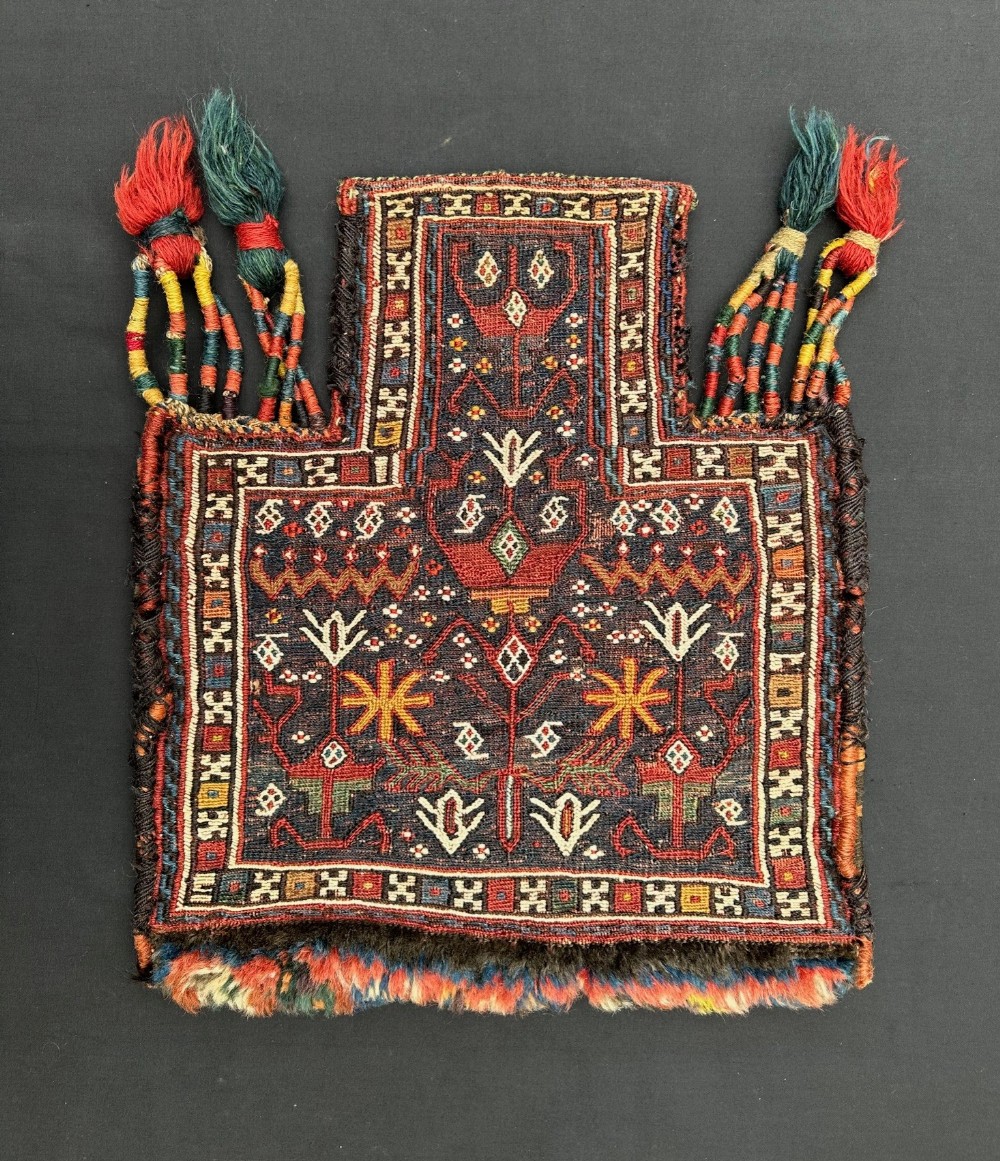 Antique Salt-Bag, Bakhtiari - Lor Tribes, The Chahar Mahal, Western Persia.