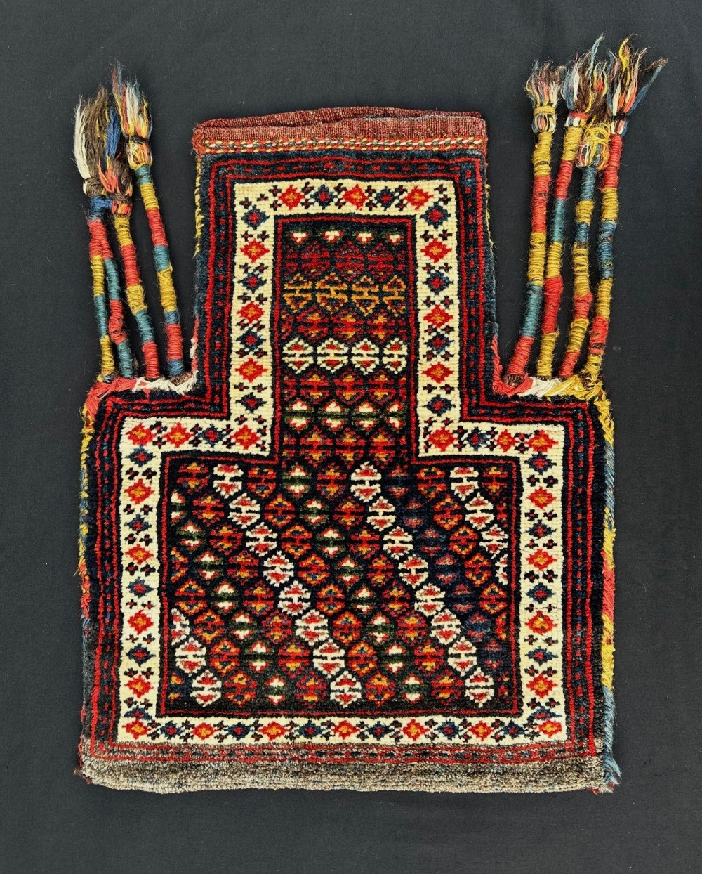Antique Namakdan (salt-bag), Khalaj Tribes of Saveh, North-West Persia.