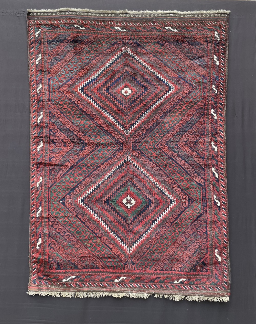 Antique Mushwani Tribal Rug, Sistan Province, South-East Persia.