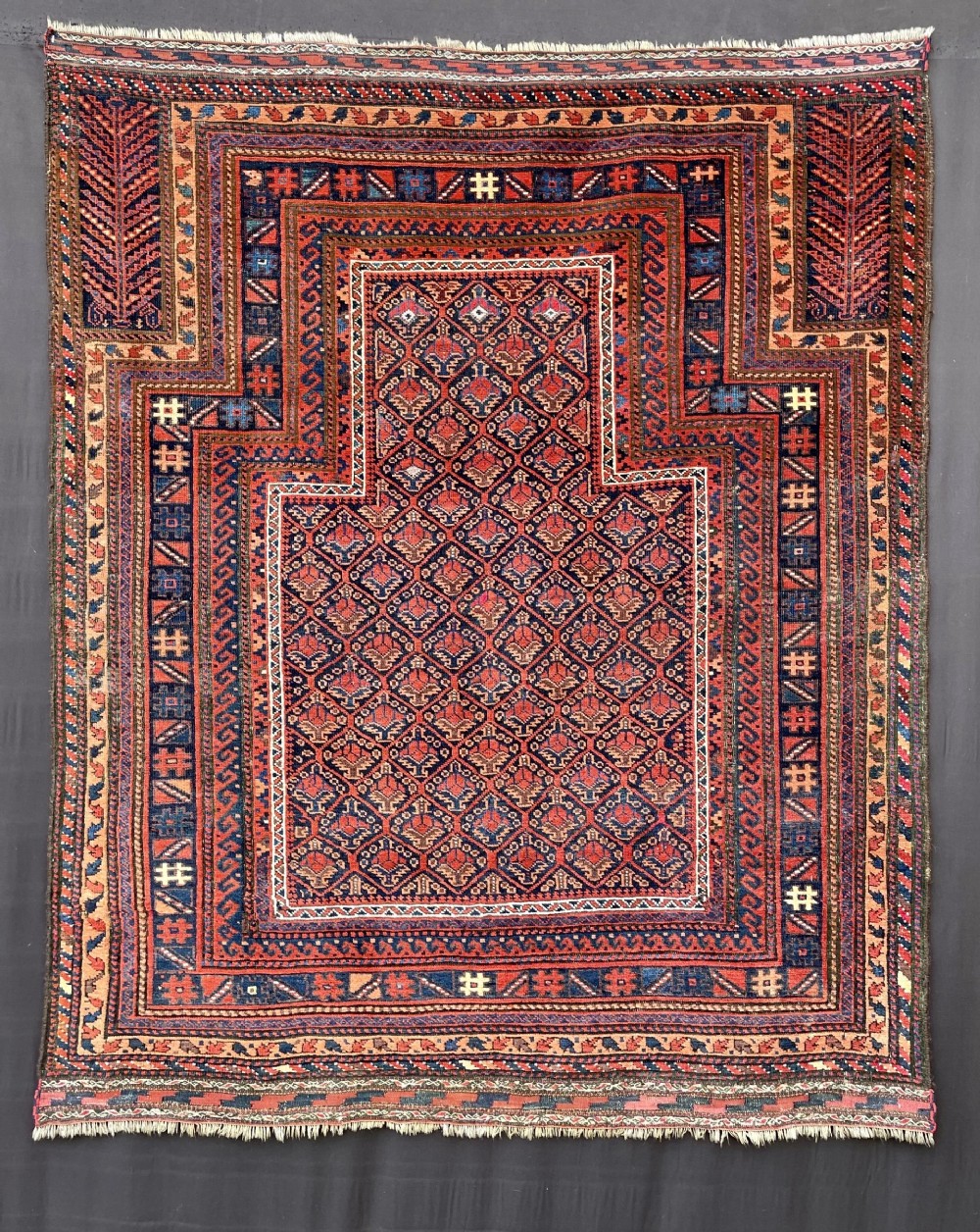 Antique Timuri Prayer-Rug, Timuri Tribes, Borderlands of Eastern Persia / Western Afghanistan.