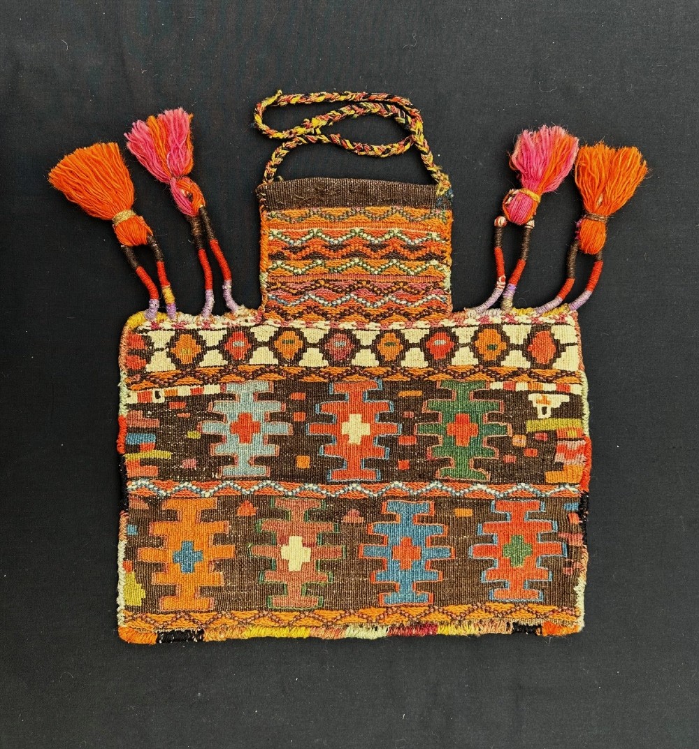 Antique Salt-Bag, Shahsevan Tribes of Varamin, North-Central Persia.