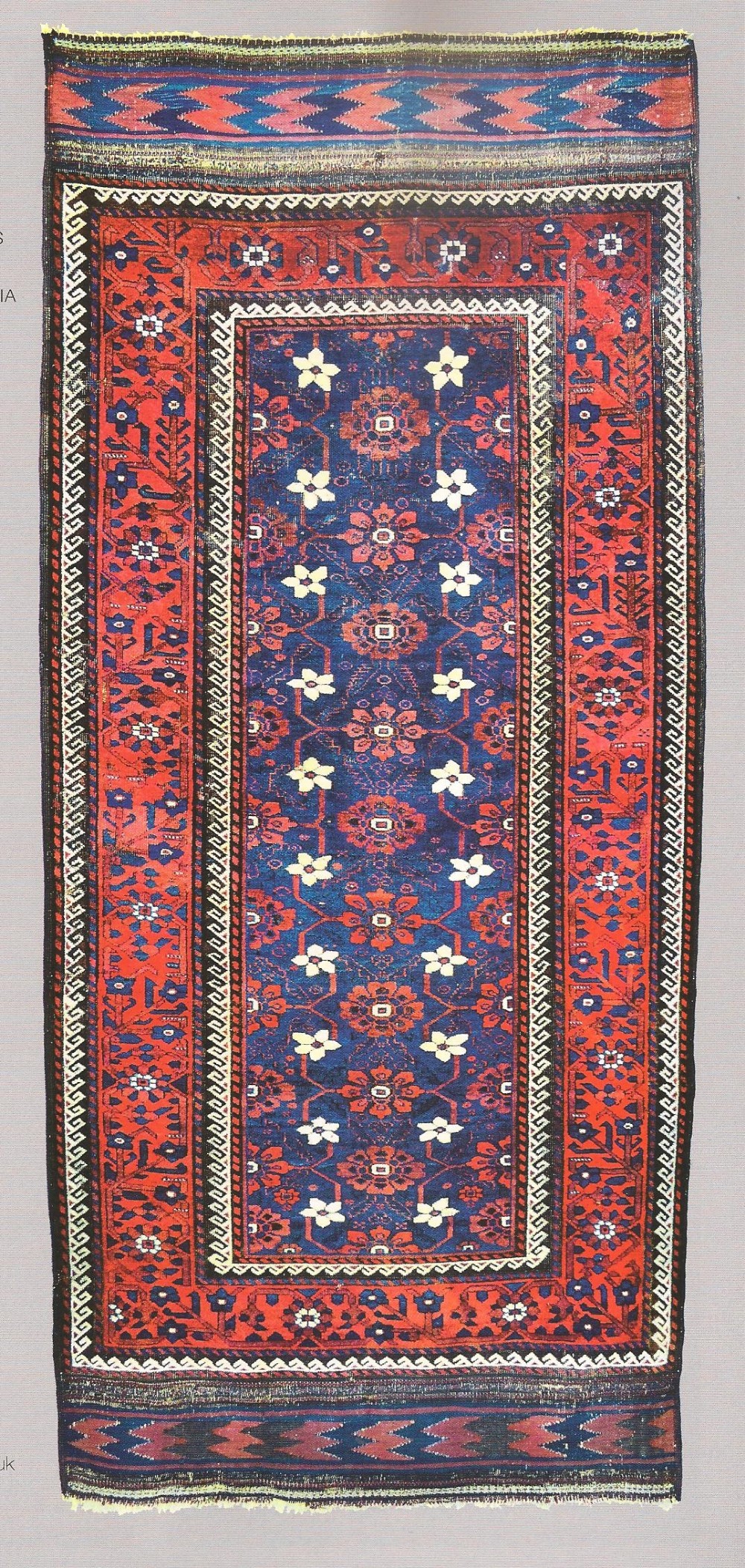 Antique Baluch Rug, Khorassan, North-East Persia.