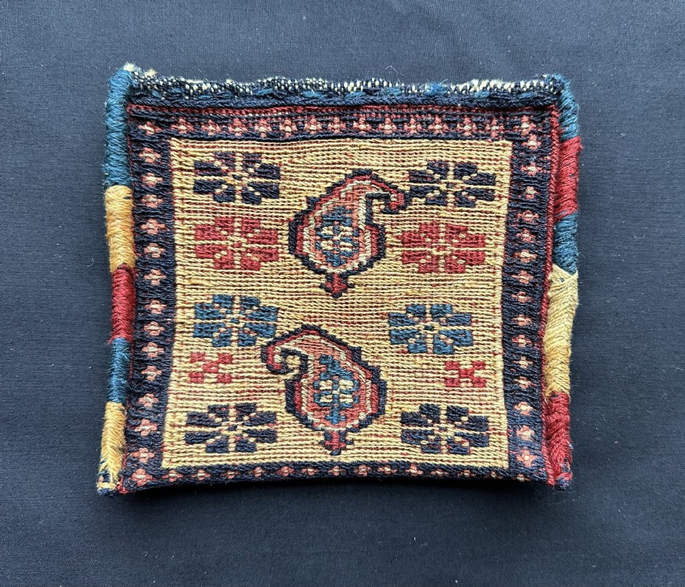 Antique Vanity-Bag, Afshar Nomads, Kerman Province, South Persia.