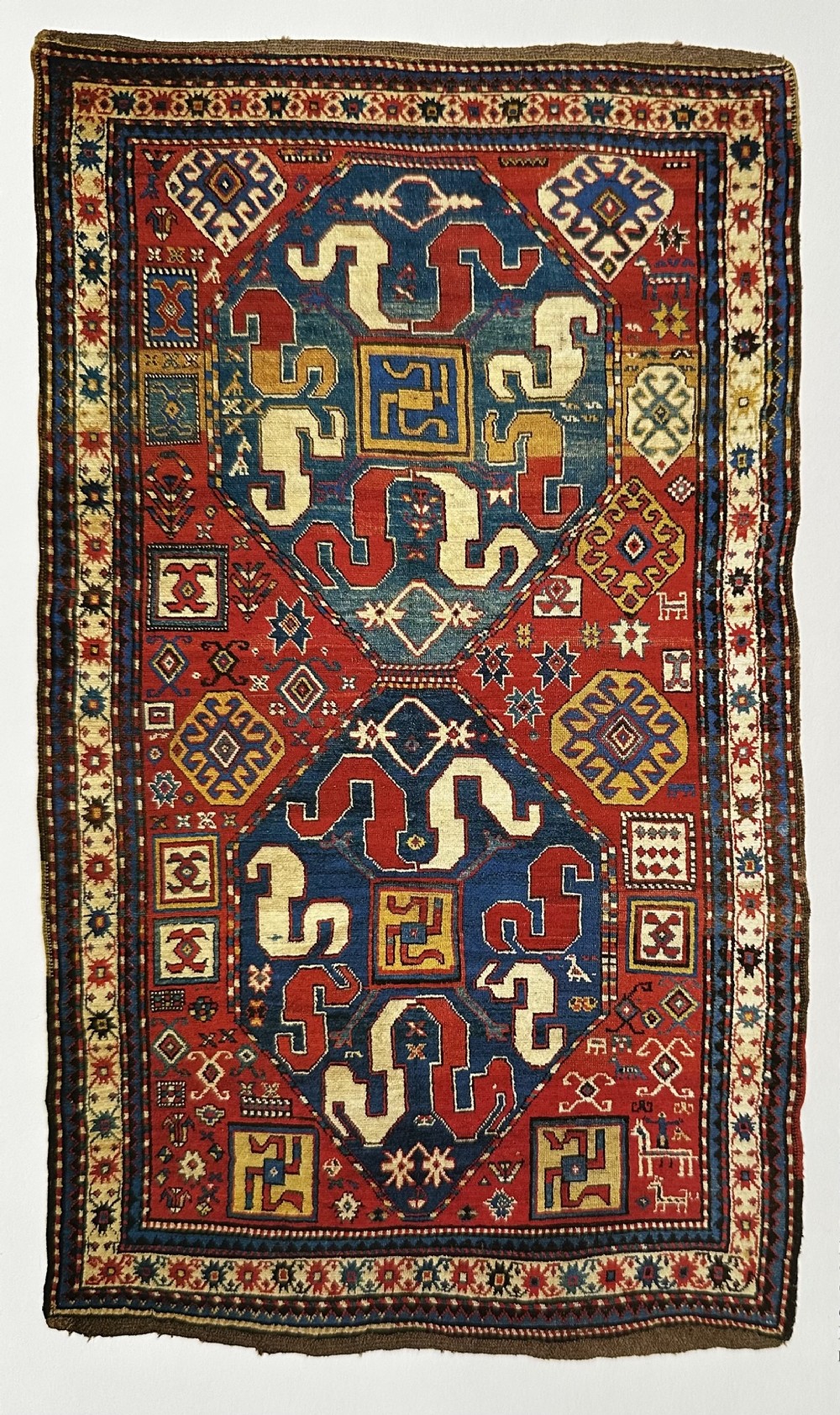 Antique Chondzoresk Rug, Karabagh Region, South-Central Caucasus.