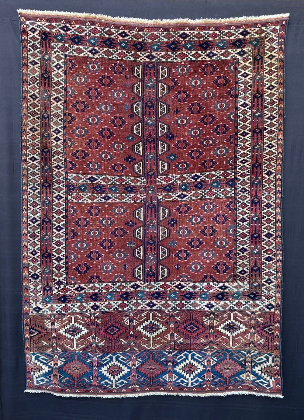 Antique Turkmen Engsi, Karadashli Tribe, Turkmenistan, Central Asia.