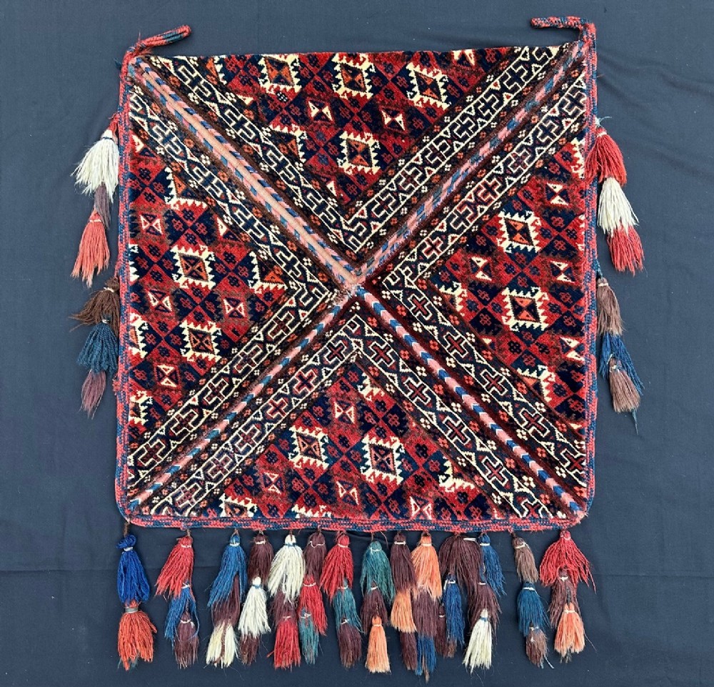 Antique Turkmen Bukcha, Yomut Tribes, Trans-Caspian Steppes, Turkmenistan, Central Asia.