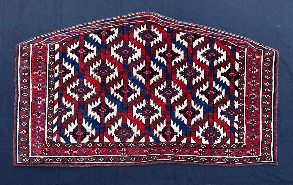 Antique Turkmen Asmalyk, Karadashli Tribe, Middle Amu Darya Region, Turkmenistan, Central Asia.