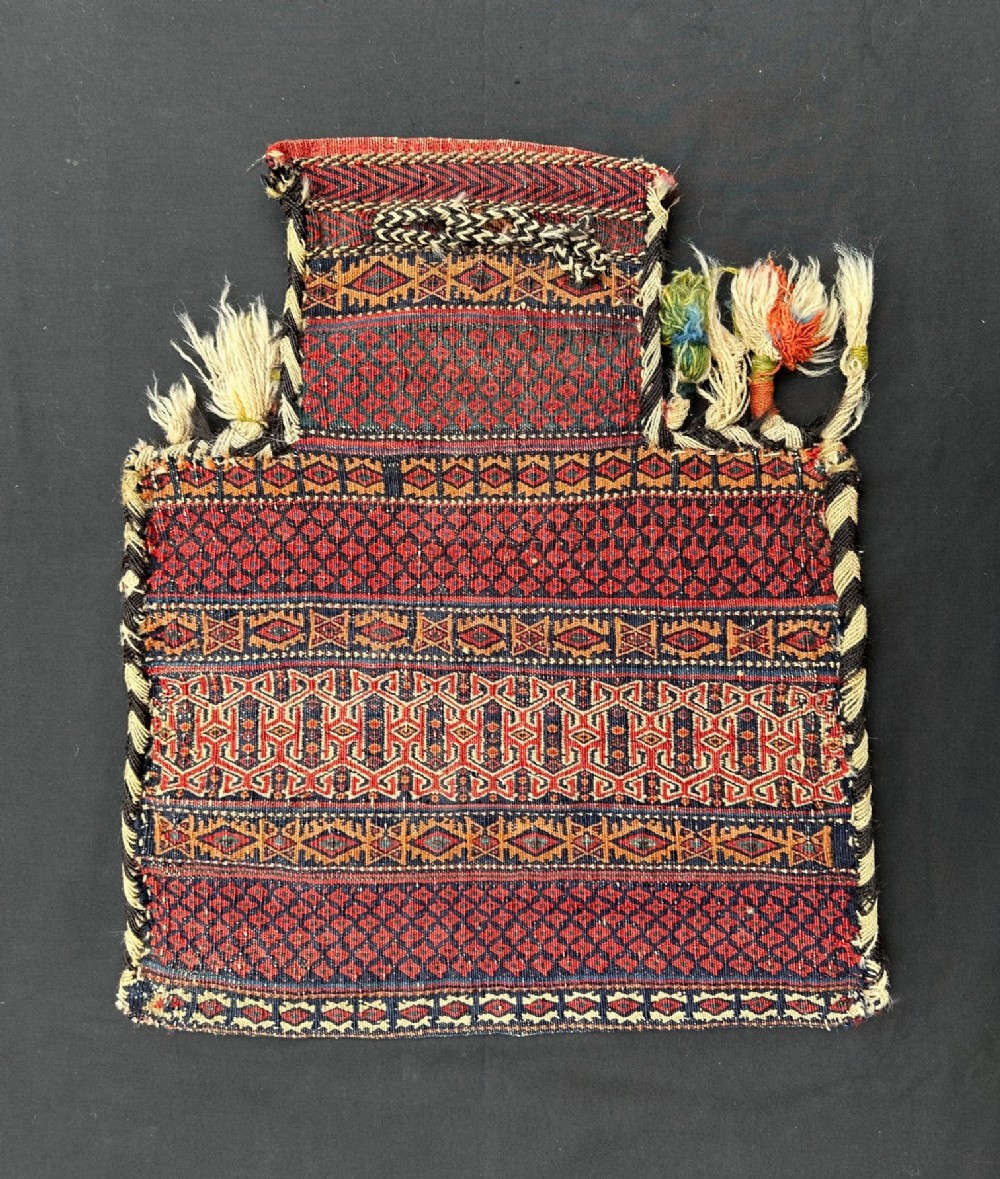Antique Salt-Bag, Afshar Jebal Barezi Tribes, Kerman Province, South Persia.