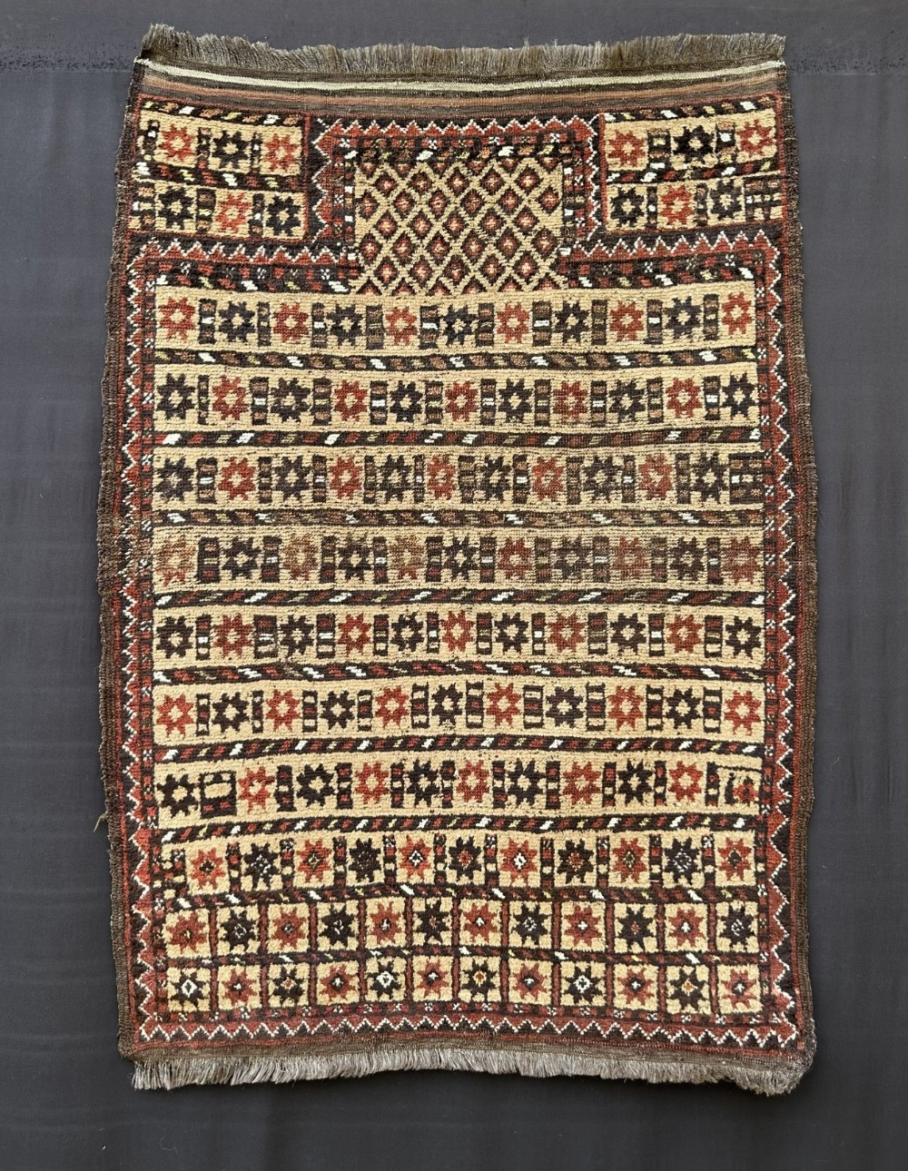 Antique Prayer-Rug, Baluch Tribes of North-West Afghanistan.