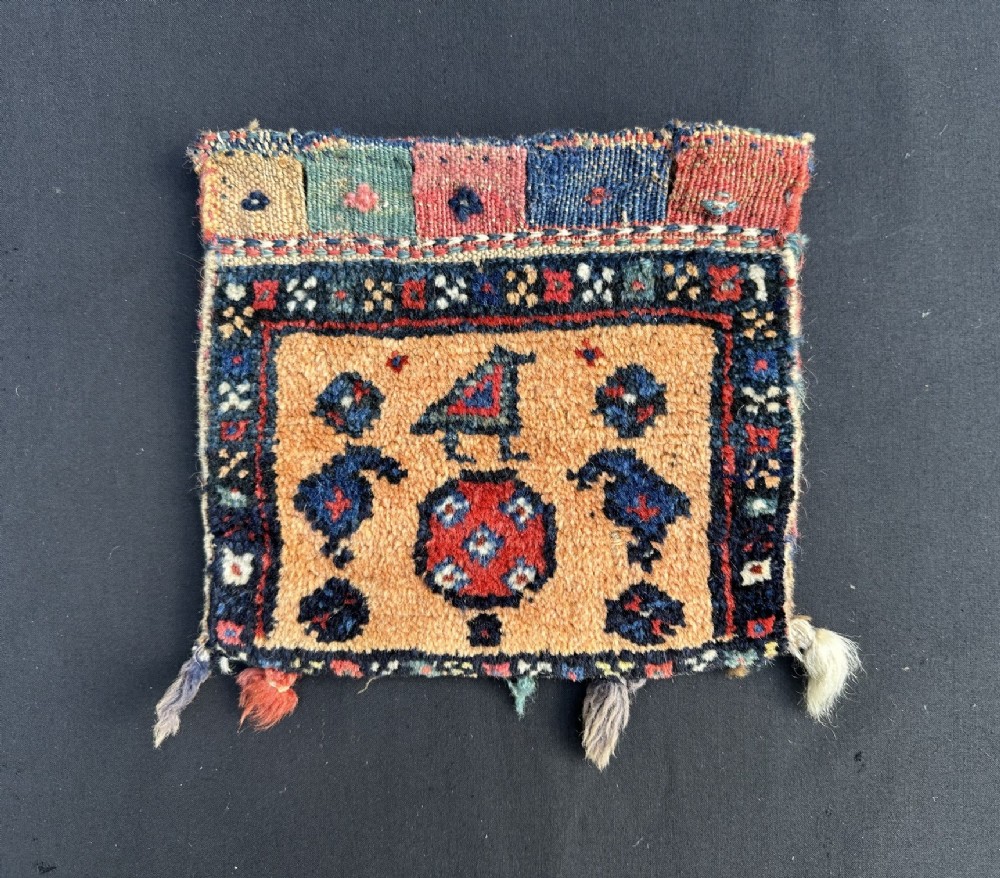 Antique Vanity-Bag, Lori-Bakhtiari Tribes, The Chahar Mahal, Western Persia.