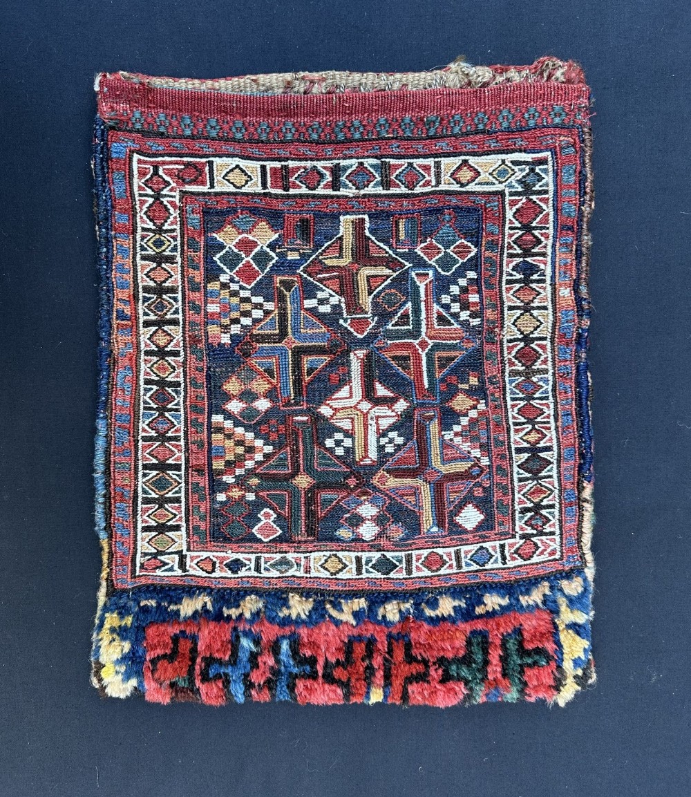 Antique Vanity-Bag, Lori-Bakhtiari Tribes, The Chahar Mahal, Western Persia.