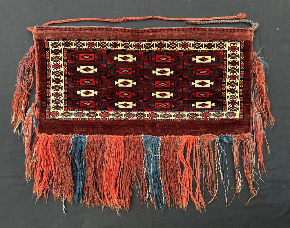Antique Turkmen 'Kap', Yomut Tribes, Trans-Caspian Steppes, Turkmenistan, Central Asia.