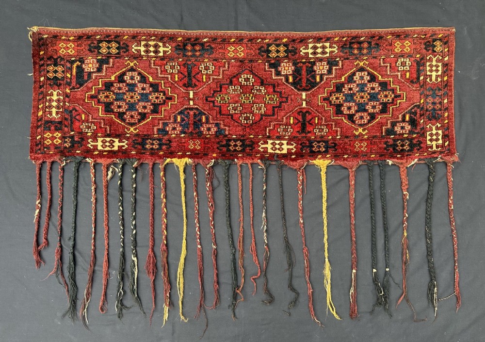Antique Turkmen Asmalyk, Chowdur Tribe, Aralo-Caspian Steppes, Turkmenistan, Central Asia.