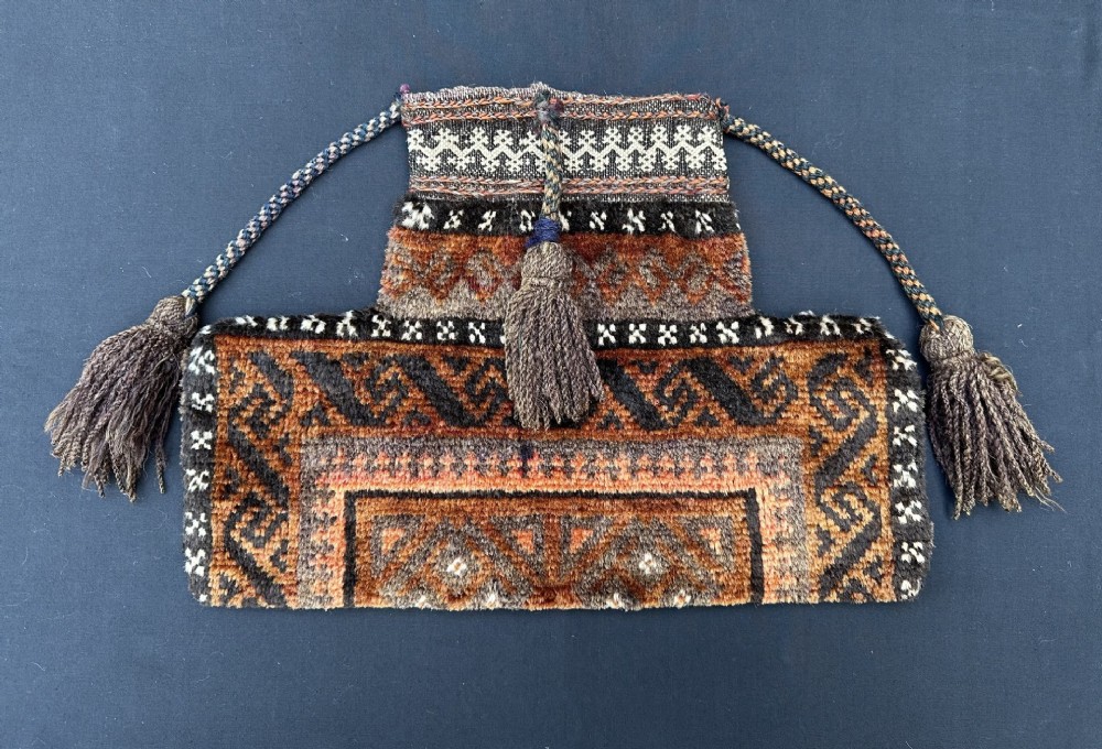 Antique Tobacco Bag, Baluch Tribes, Western Afghanistan.
