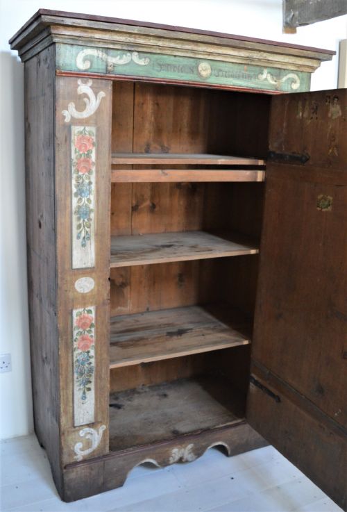 PAINTED PINE CUPBOARD - ADDITIONAL PHOTO 2