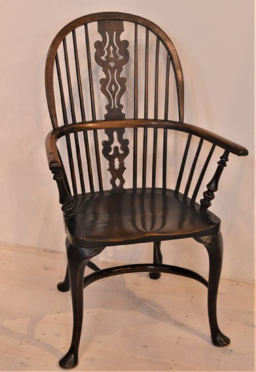 windsor cab legged chair - CATEGORY: ANTIQUE CHAIRS - DATED 19TH CENTURY