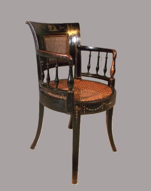 REGENCY PAINTED CHAIR - ADDITIONAL PHOTO 1