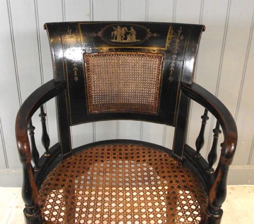 REGENCY PAINTED CHAIR - ADDITIONAL PHOTO 2