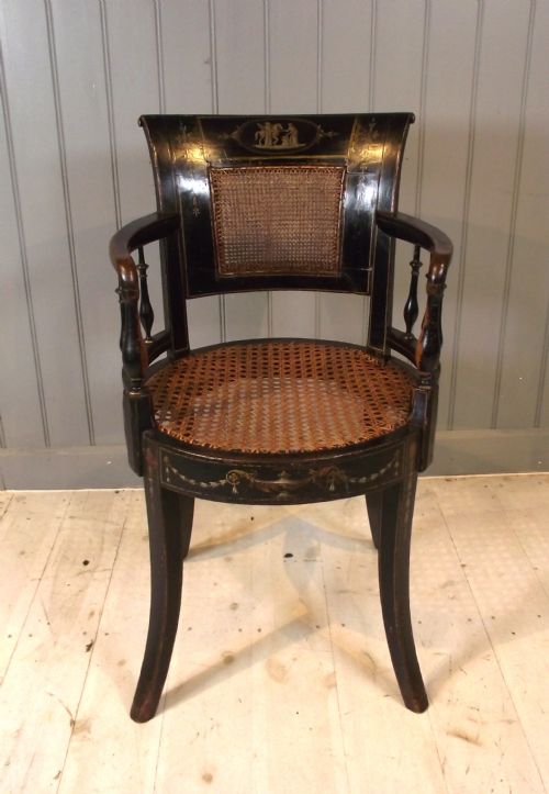 REGENCY PAINTED CHAIR - ADDITIONAL PHOTO 4