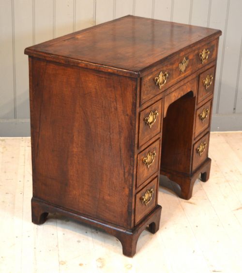 KNEE HOLE DESK IN WALNUT - ADDITIONAL PHOTO 2