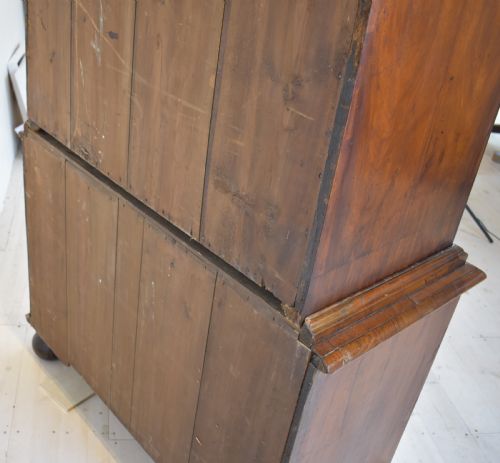 WALNUT SECRETAIRE QUEEN ANNE - ADDITIONAL PHOTO 6