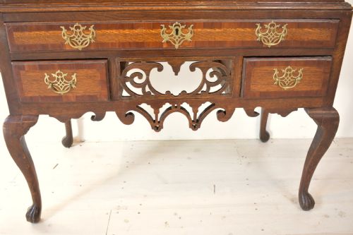 OAK AND FRUITWOOD CHEST ON STAND - ADDITIONAL PHOTO 1