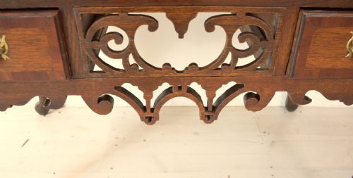OAK AND FRUITWOOD CHEST ON STAND - ADDITIONAL PHOTO 9