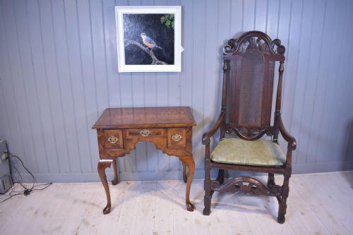 18TH CENTURY WALNUT LOWBOY SIDE TABLE - ADDITIONAL PHOTO 4