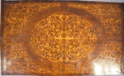 WALNUT AND SEAWEED MARQUETRY 17TH CENTURY CHEST OF DRAWERS - ADDITIONAL PHOTO 2