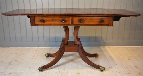ROSEWOOD SOFA TABLE CIRCA 1800 - ADDITIONAL PHOTO 1