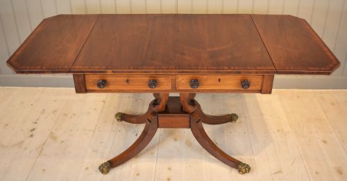 ROSEWOOD SOFA TABLE CIRCA 1800 - ADDITIONAL PHOTO 3