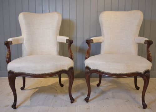 PAIR OF FRENCH HEPPLEWHITE CHAIRS - ADDITIONAL PHOTO 9