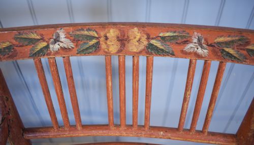 PAIR OF PAINTED CHAIRS - ADDITIONAL PHOTO 3