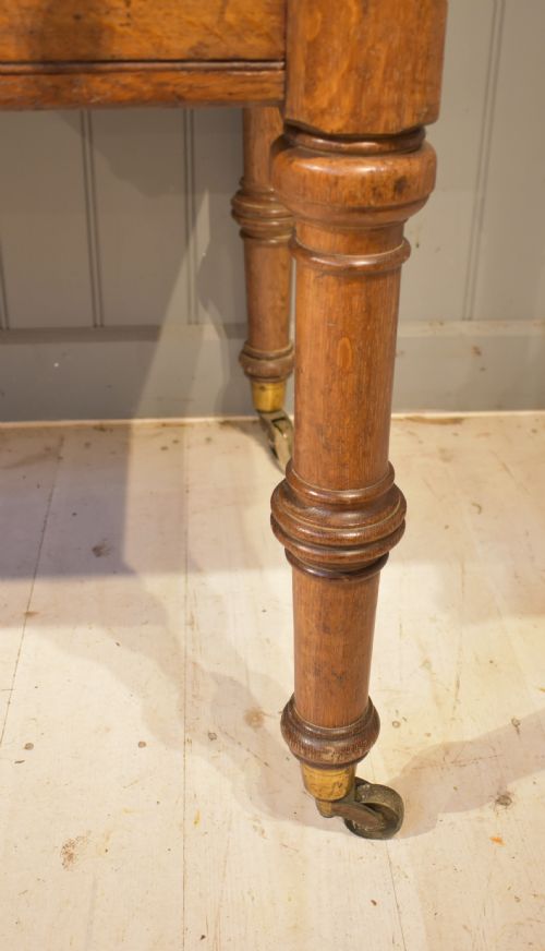 WRITING TABLE IN OAK HOLLAND SONS - ADDITIONAL PHOTO 2