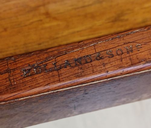 WRITING TABLE IN OAK HOLLAND SONS - ADDITIONAL PHOTO 7