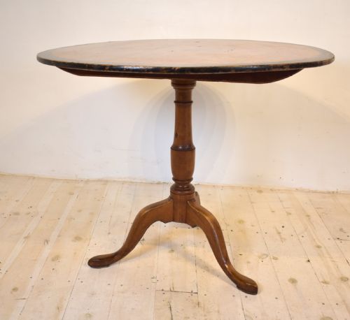BURR WOOD TRIPOD TABLE - ADDITIONAL PHOTO 4