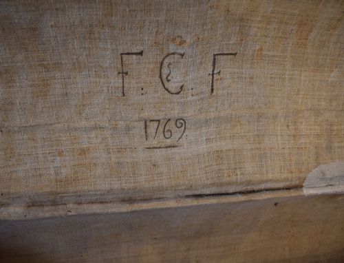 ROUND COFFER IN HIDE - ADDITIONAL PHOTO 4