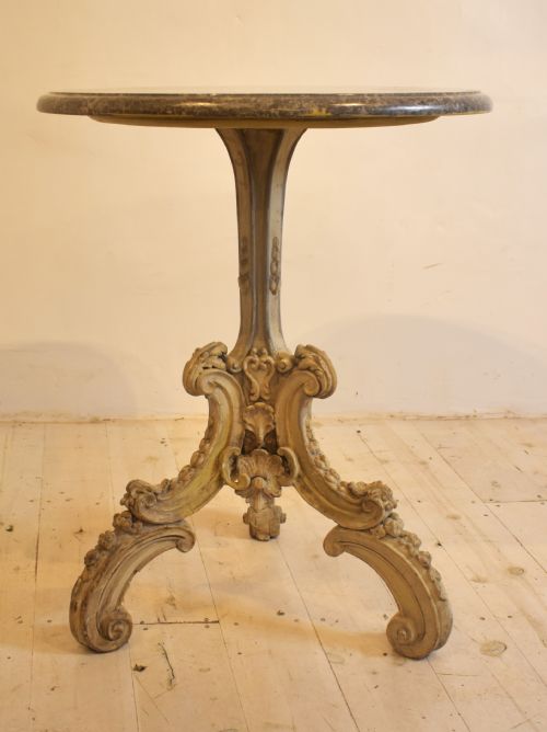 MARBLE TOP CENTRE TABLE - ADDITIONAL PHOTO 3