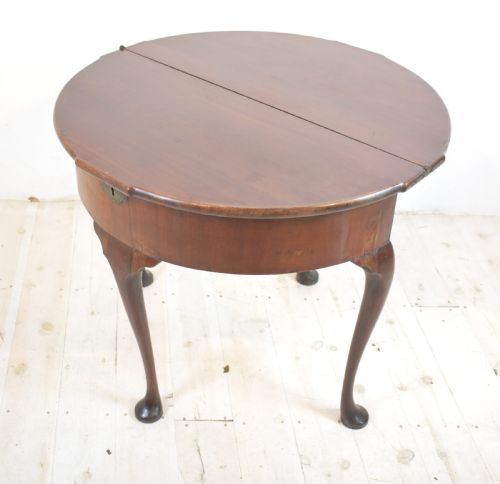 TEA TABLE CIRCA 1730 MAHOGANY - ADDITIONAL PHOTO 2