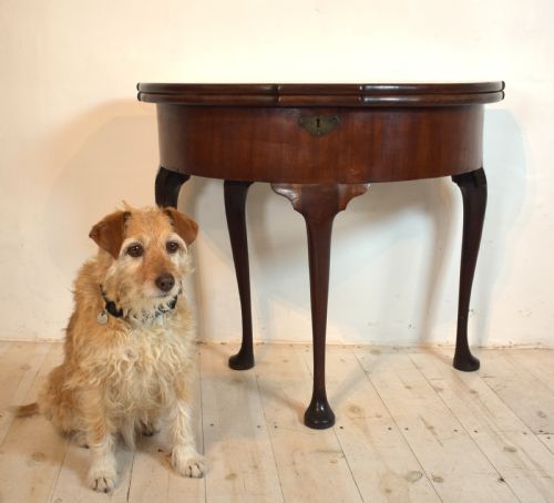 TEA TABLE CIRCA 1730 MAHOGANY - ADDITIONAL PHOTO 7