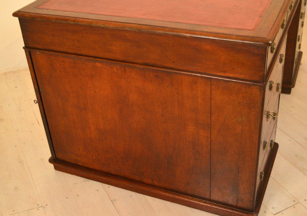 Partners Desk in Mahogany View VIII