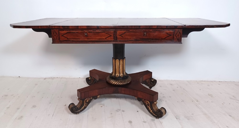Regency sofa table 