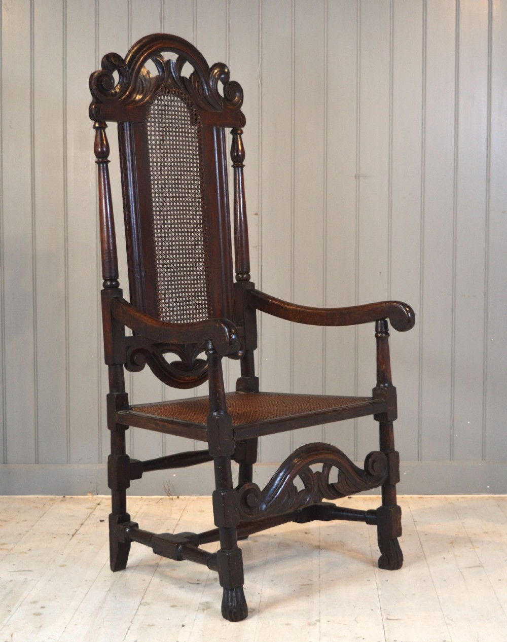 17th century cane chair View II