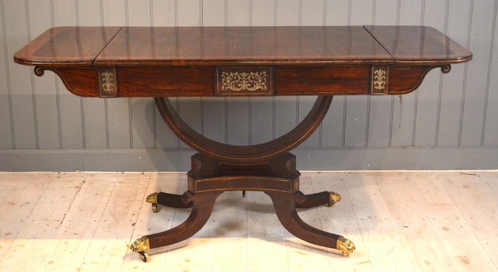 Sofa table in rosewood