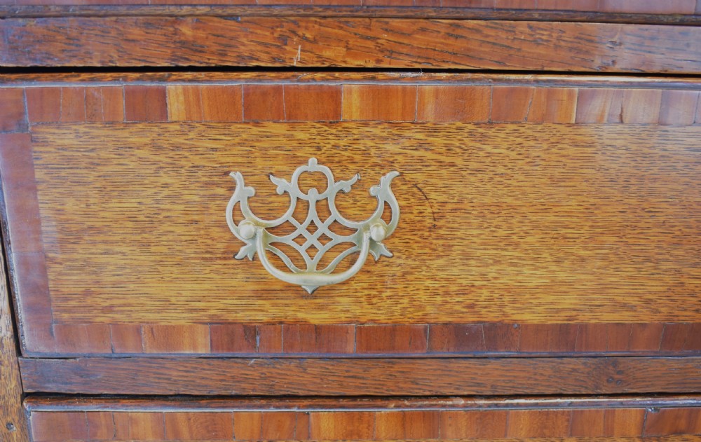 Oak and fruitwood chest on stand View VI